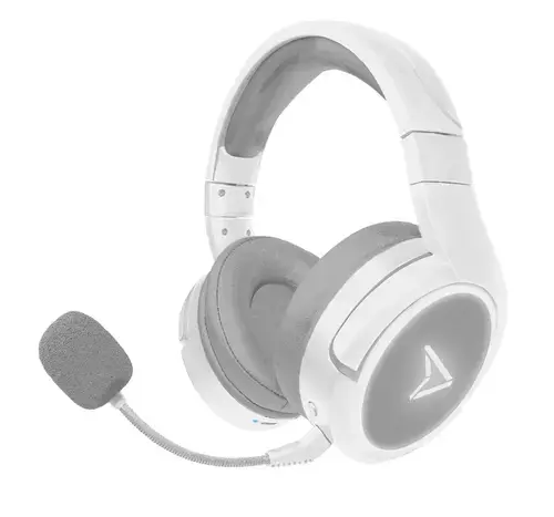 Casti Gaming Steel Play Impulse, Microfon detasabil, Cu fir si Bluetooth (Alb)