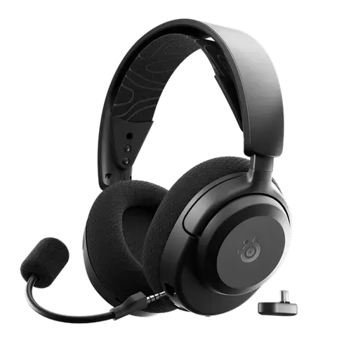 Casti Gaming Steelseries Arctis Nova 3 WL, Wireless 2.4Ghz, Bluetooth, USB-C, PC (Negru)
