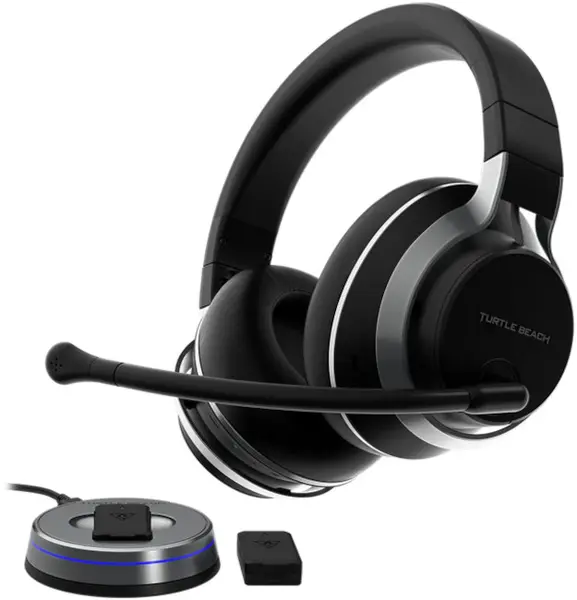 Căști gaming Turtle Beach - Stealth Pro, PS, Switch, mobile, fără fir, negru