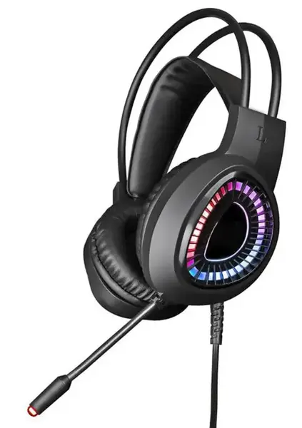 Casti Gaming Varr VH8010, Iluminare RGB, Surround 7.1, Microfon (Negru)