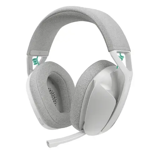 Casti Gaming Wireless Logitech G321 LIGHTSPEED, Multiplatforma, Bluetooth, Autonomie 20 ore, Microfon (Alb)