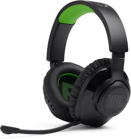 Casti Gaming Wireless Over-Ear JBL Quantum 360X, Bluetooth, Autonomie 22 ore, Microfon, Compatibil cu XBOX (Negru/Verde)