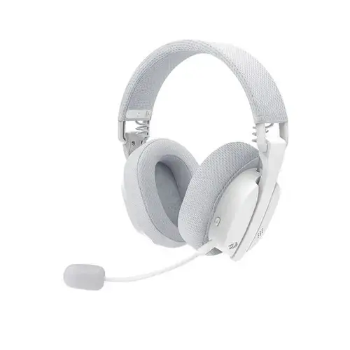 Casti gaming wireless Redragon Luce, Bluetooth (Alb)