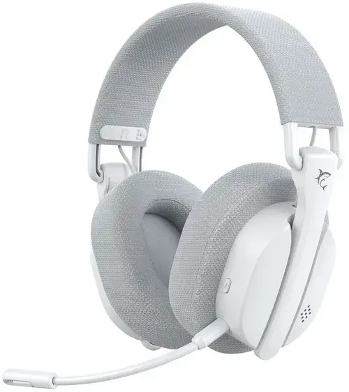 Casti Gaming Wireless White Shark FIRECREST WGH-2444, Over-Ear, Stereo, PC, PS4/5, MAC (Alb)