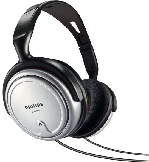 Casti HiFi Philips SHP2500/10 (Negru/Argintiu)
