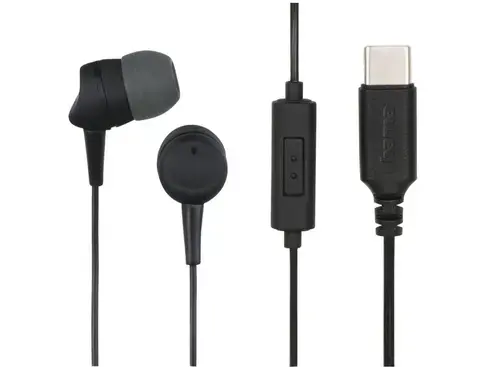 Casti In-Ear Hama Sea II, USB Type-C, Control pe fir, Microfon (Negru)