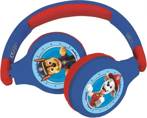 Casti Lexibook HPBT010PA, Bluetooth, PAW PATROL (Albastru/Rosu)