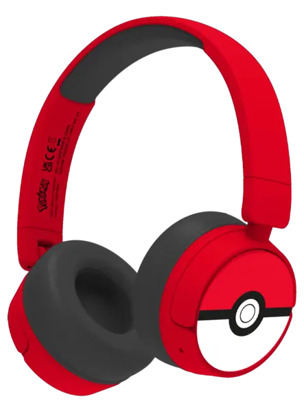 Casti OTL Pokemon Pokeball Rosu/Negru
