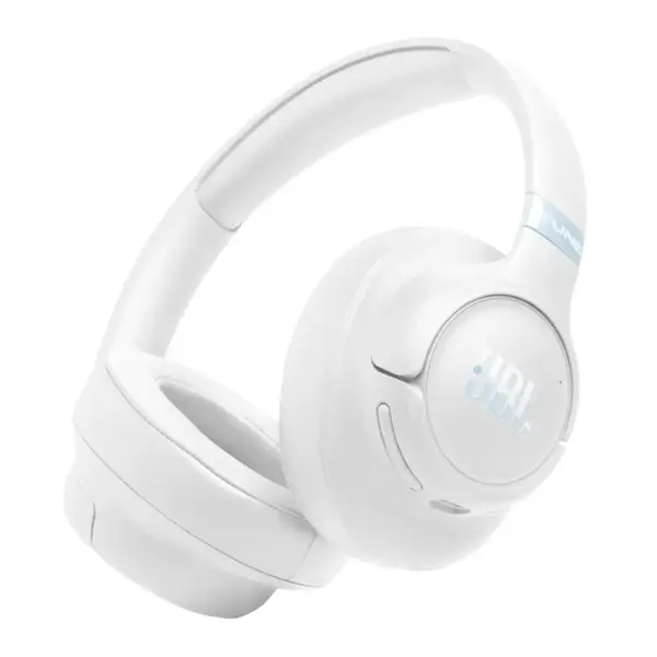 Casti over-ear JBL Tune 780NC, ANC, Hi-Res, Pure Bass Sound, Conectare Multi-Point, Alb