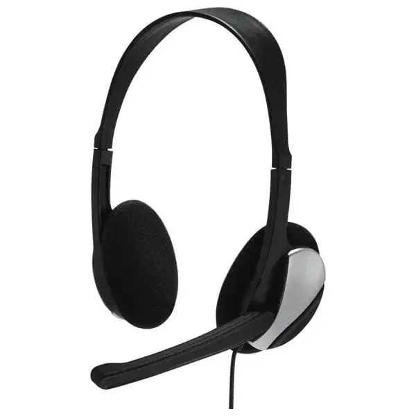 Casti PC HAMA Essential HS 200 3.5mm negru Casti PC HAMA Essential HS 200 3.5mm negru