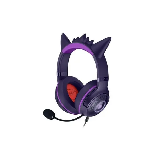 Casti Razer Kraken Kitty V2 Pokemon Edition, Bluetooth 5.2, interfata USB- A, sensibilitate 92.5 dB SPL / mW @ 1kHz si sensibilitate microfon 42 dBV /Pa