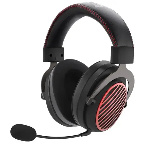 Casti Redragon Luna Pro, Bluetooth, Wired, USB (Negru/Rosu)