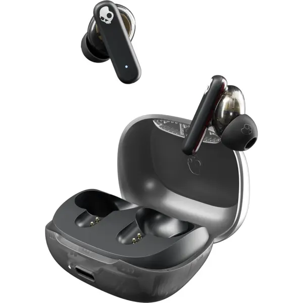 Casti Skullcandy Smokin' Buds, True wireless, Bluetooth, Autonomie 20 ore, Smoke