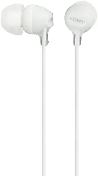 Casti Sony - MDR-EX15LP, albe
