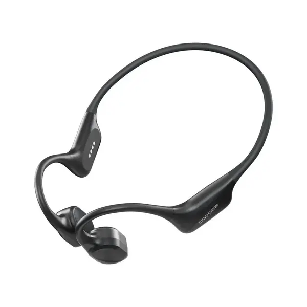 Casti Sport DOOGEE BoneBeat Swim, Negre, Open-Ear, Bone Conduction, IP68, Bluetooth 5.4 + MP3, 7h Autonomie, Inot
