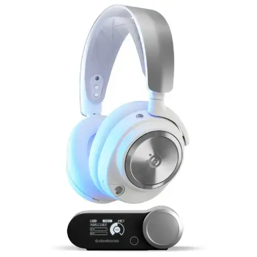 Casti SteelSeries Arctis Nova Pro PlayStation, Bluetooth (Alb)