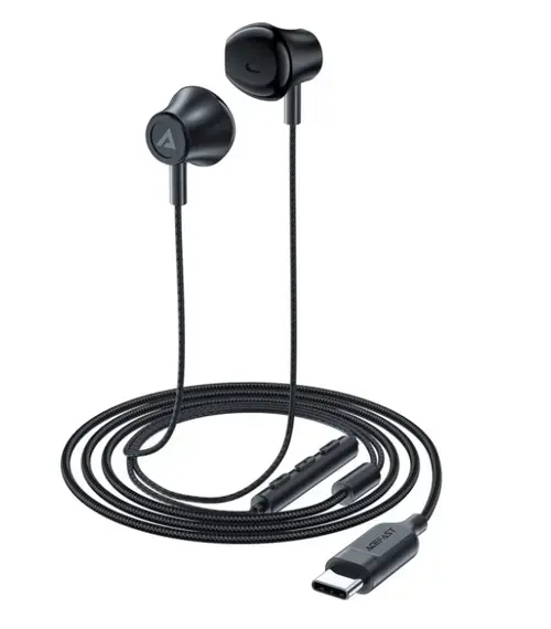 Casti Stereo Acefast L2, USB-C, Microfon (Negru)