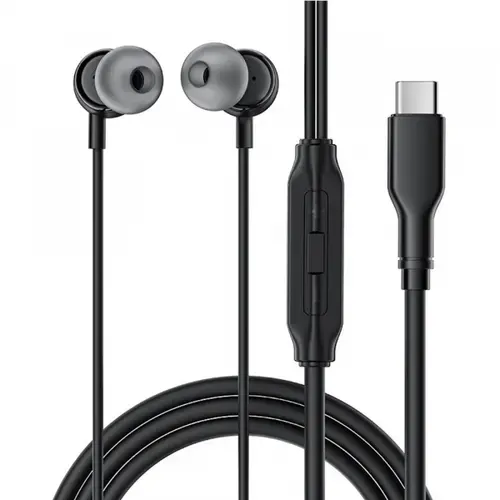 Casti Stereo Acefast L8, USB-C, 1.2m, Negru