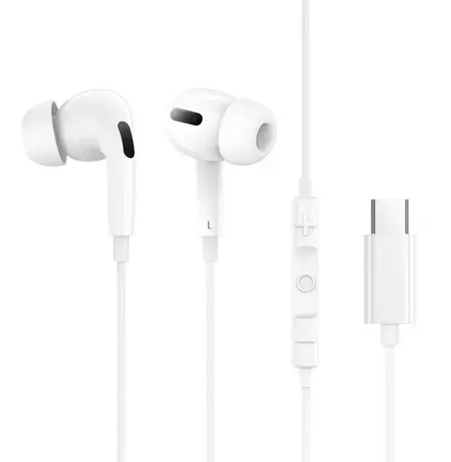 Casti Stereo Baseus Encok C18, USB-C (Alb)