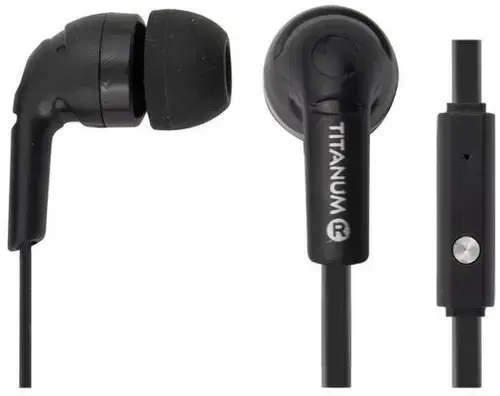 Casti Stereo Esperanza Titanum TH109K, cu microfon (Negru)