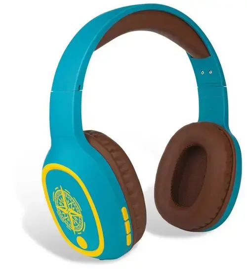 Casti Stereo Steel Play Adventure, Cu fir, Microfon, Bluetooth (Maro/Albastru)