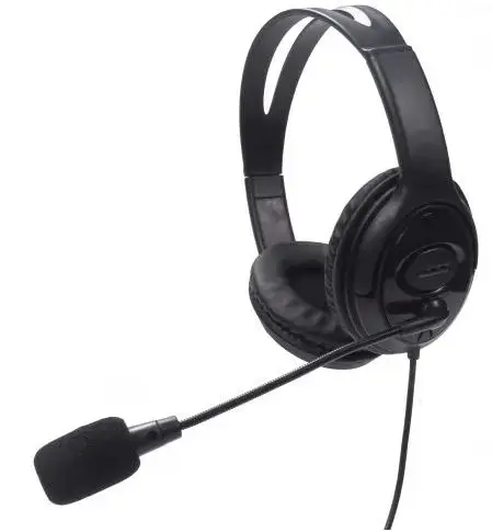 Casti Stereo Tellur Basic PCH2, Microfon, control fir, USB (Negru)