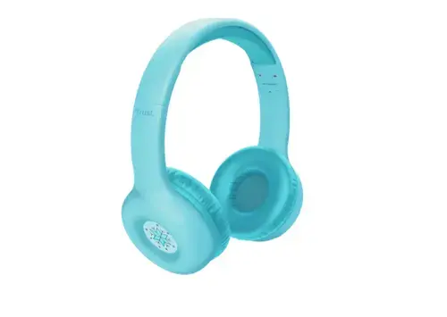Casti Stereo Trust Nouna WS kids, Bluetooh, Microfon (Albastru)