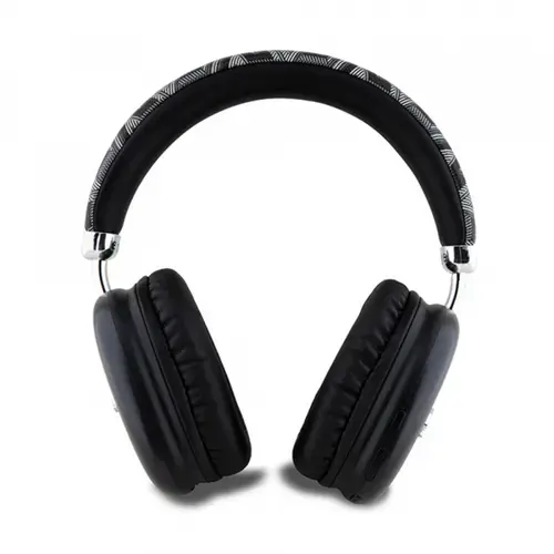 Casti Stereo Wireless Guess GCube Metallic Script Logo, Bluetooth, A2DP, Negru
