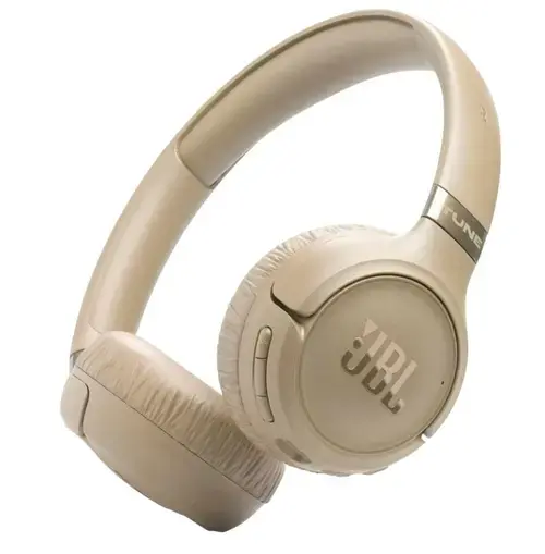 Casti Stereo Wireless JBL Tune 680NC, Bluetooth, Microfon (Bej)
