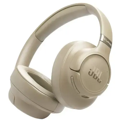 Casti Stereo Wireless JBL Tune 780NC, Bluetooth, Microfon (Bej)