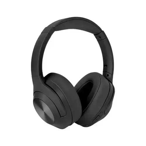 Casti Stereo Wireless Kruger&Matz F2, Bluetooth 5.3, Jack 3.5mm, 400 mAh, 20 ore Autonomie (Negru)