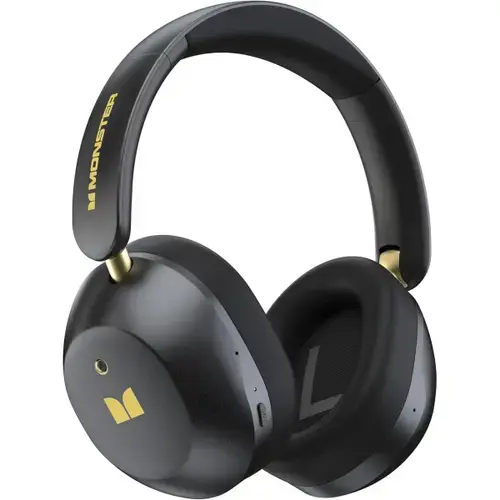 Casti Stereo Wireless Monster Persona 6th, Bluetooth, MultiPoint, A2DP, ANC, Negru