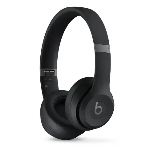 Casti Stereo Wireless On-Ear Beats Solo 4, Bluetooth, Autonomie 50 ore, ANC, Microfon (Negru)