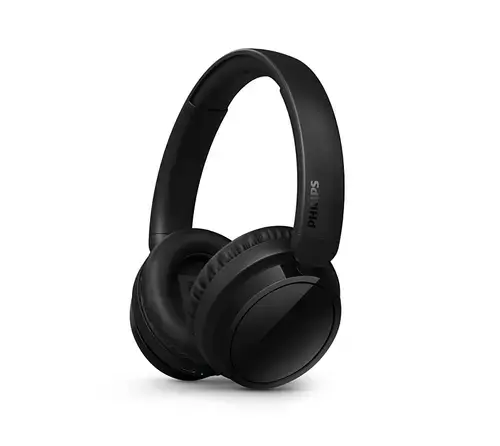 Casti Stereo Wireless Over-Ear Philips 5000 TAH5209BK/97, Bluetooth, A2DP, Autonomie 65 ore, Microfon (Negru)