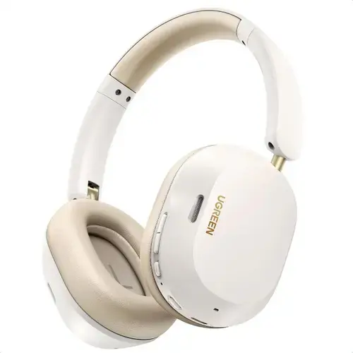 Casti Stereo Wireless UGREEN HP203, A2DP, ANC, Bluetooth (Alb)