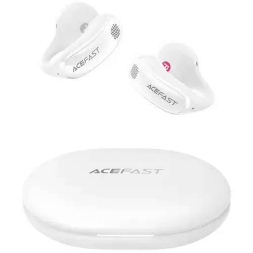 Casti True Wireless Acefast Aceclip Pro, Bluetooth, Alb