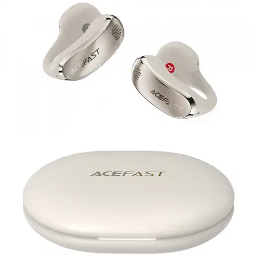Casti True Wireless Acefast Aceclip Pro, Bluetooth, Auriu