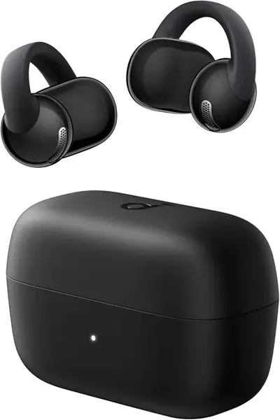 Casti True Wireless Anker SoundCore C50i, Open Ear Clip-On, Hi-Res, IP55, Bluetooth 6.0, Autonomie 7/28 ore (Negru)