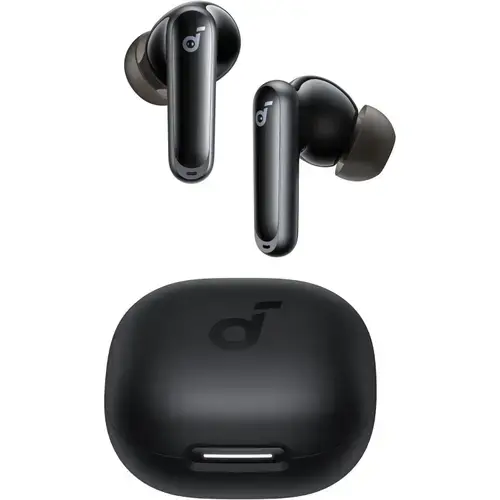 Casti True Wireless Anker Soundcore P40i, Bluetooth 5.3, Adaptive Noise Cancelling, Carcasa de incarcare 2-in-1, Waterproof IPX5 (Negru)