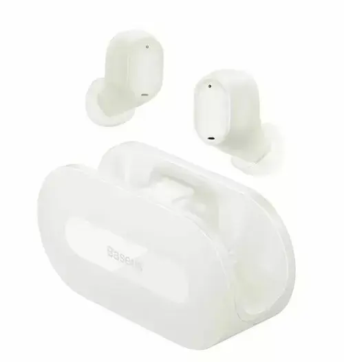 Casti True Wireless Baseus Bowie EZ10, Bluetooth 5.3, Autonomie 5 ore (Alb)