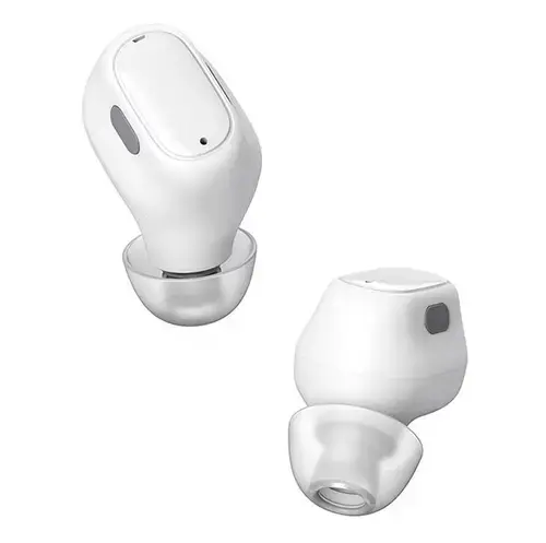 Casti True Wireless Baseus Bowie WM01, pentru smartphone, bluetooth 5.3, microfon pe casca (Alb)