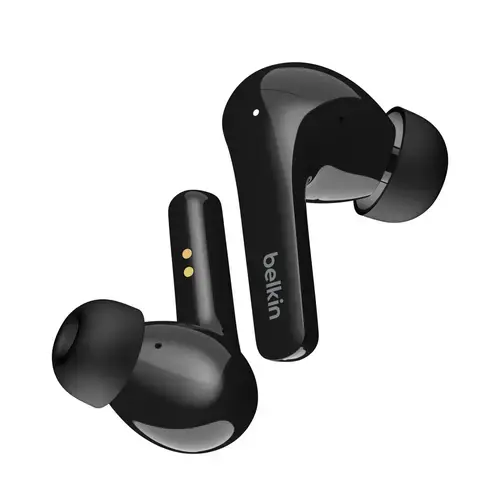 Casti True Wireless Belkin SoundForm Flow, Bluetooth, Microfon (Negru)