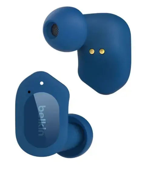 Casti True Wireless Belkin SoundForm Play, Bluetooth, Waterproof IPX5 (Albastru)