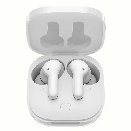 Casti True Wireless Boompods Bassline Compact, Bluetooth, 27 ore, ENC,Waterproof IPX4 (Alb)