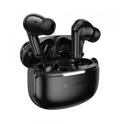 Casti TRue Wireless Borofone FQ9 Peaceful, Bluetooth, Negru