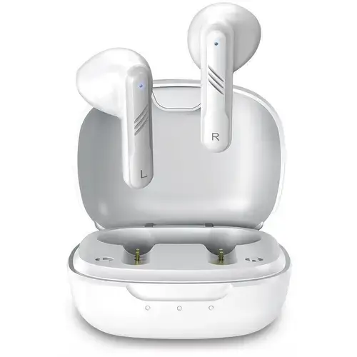 Casti True Wireless Genius HS-M905BT, Bluetooth, Microfon (Alb)