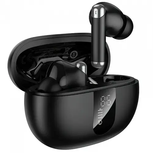 Casti True Wireless HOCO EQ26, Bluetooth, ANC, Negru