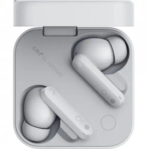 Casti True Wireless In-Ear CMF by Nothing Buds Pro 2, Bluetooth, TWS, ANC, MultiPoint, 6 Microfoane, Clear Voice 3.0, IP55 (Gri deschis)