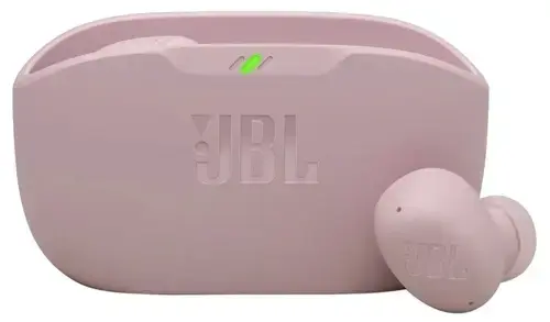 Casti True Wireless JBL Wave Buds 2, Bluetooth, ANC, MultiPoint, IP54, Autonomie 40 ore, Roz