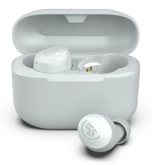 Casti True Wireless JLAB GO Air Pop Plus, Bluetooth, Microfon (Alb)